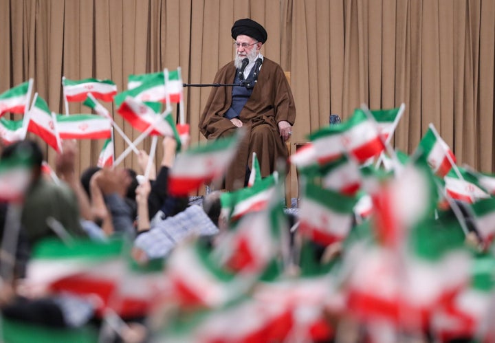 Iran's Supreme Leader Ali Khamenei makes a speech in Tehran, Iran, on November 3, 2025. (Photo by Iranian Leader Press Office/Anadolu via Getty Images)