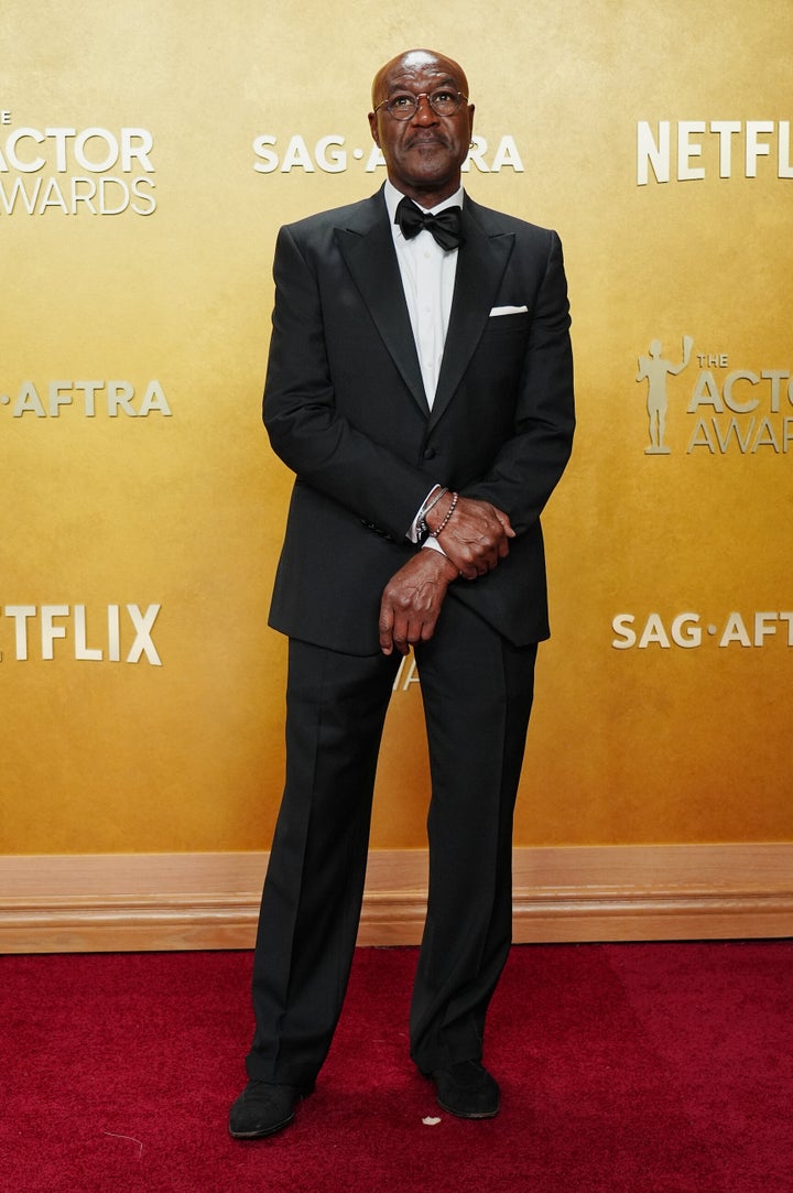 Delroy Lindo arrives at the 32nd Annual Actor Awards on Sunday, March 1, 2026, at the Shrine Auditorium and Expo Hall in Los Angeles. (Photo by Richard Shotwell/Invision/AP)