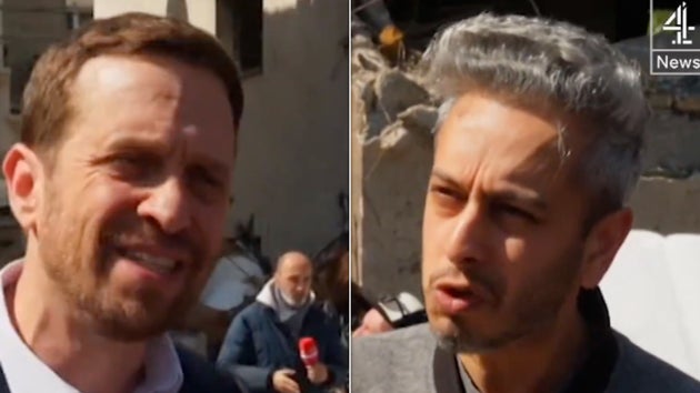 Israel's Foreign Affairs spokesperson and Channel 4 News' Secunder Kermani