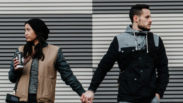 Emotionally distant couple