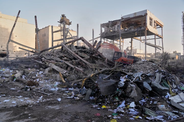 A destroyed police station is seen after it was struck amid the U.S.–Israeli military campaign in Tehran, Iran, on March 2, 2026.
