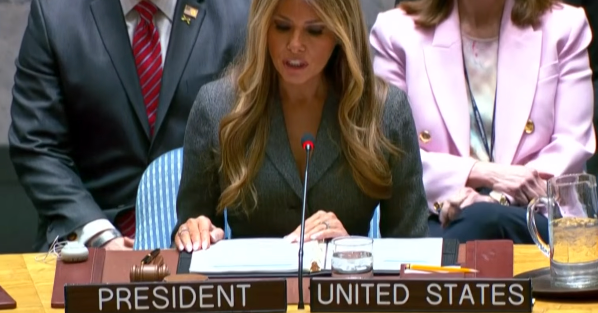‘President’ Melania Trump Promoted Peace At The UN And You Know What Happened Next