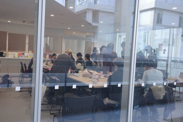 2月には中庭手芸部が出張して、京都市立芸術大学にてアートとジェンダー研究会と共に活動した