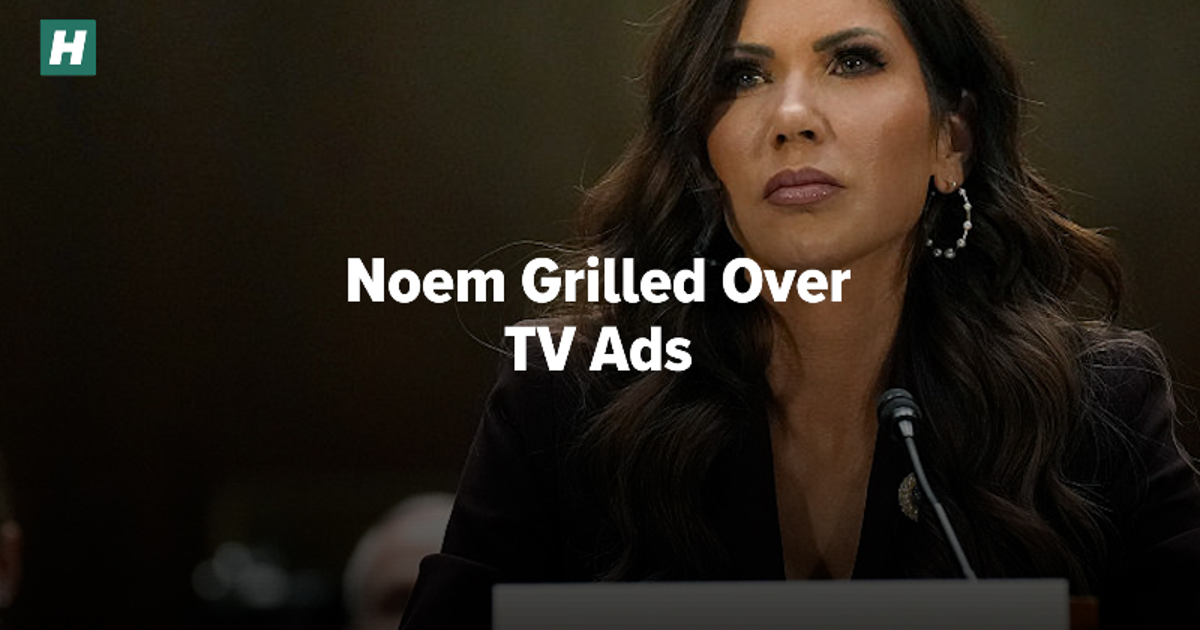 Kristi Noem Grilled Over TV Ads