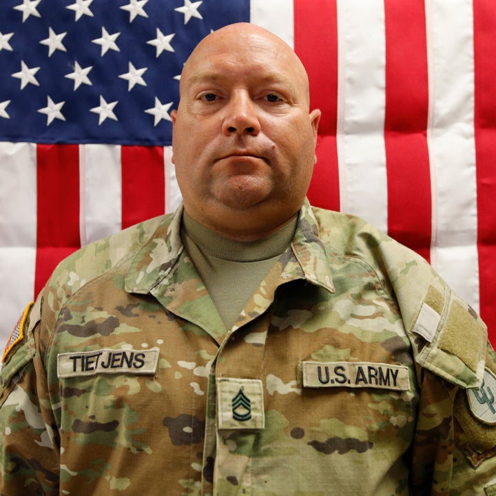 MARCH 3: (EDITOR'S NOTE: This Handout image was provided by a third-party organization and may not adhere to Getty Images' editorial policy.) In this handout photo provided by the U.S. Army Reserve on March 3, 2026, pictured is Sergeant 1st Class Noah Tietjens, 42 years old, a resident of Bellevue, Nebraska, enlisted in the Army Reserve in 2006 as a 91B (Wheeled Vehicle Mechanic). He had two deployments to Kuwait in 2009 and 2019. He was assigned to the 103rd Sustainment Command (Expeditionary) in Des Moines, Iowa. The Department of Defense announced the death of four United States Army Reserve soldiers on March 1, 2026 in Kuwait at the Port of Shuaiba, during Operation Epic Fury. (Photo by Handout/ U.S. Army Reserve via Getty Images)