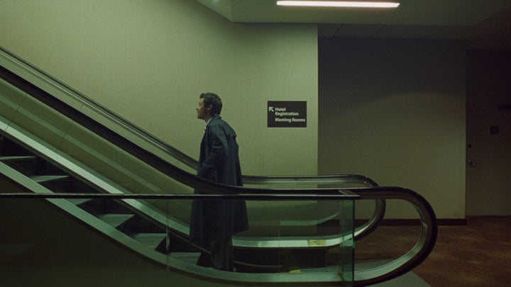 Harry Styles in the music video for his recent number one single Aperture