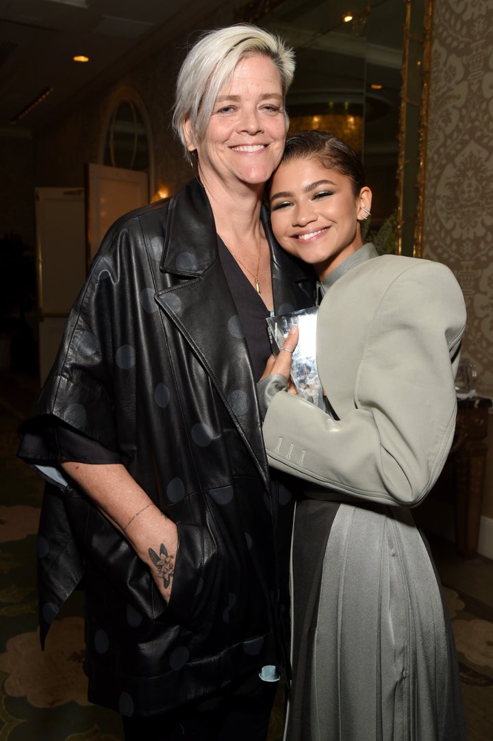 Claire Stoermer and Zendaya pictured together in 2019