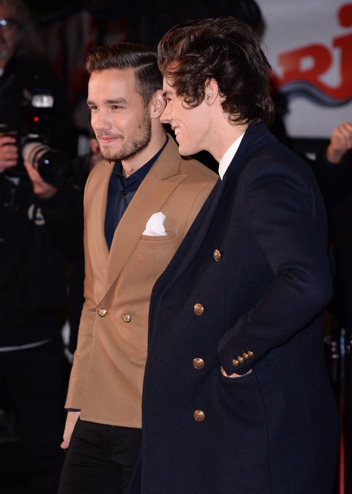 Liam Payne and Harry Styles at the NRJ Music Awards in 2013