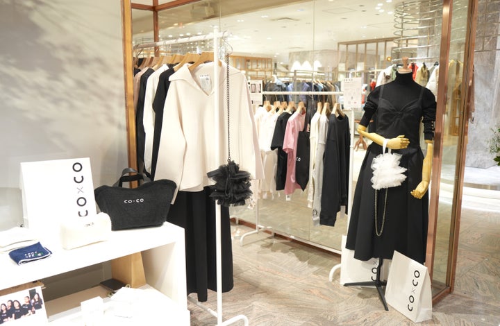 2024年10月に伊勢丹 新宿店で開かれた「coxco」のポップアップ