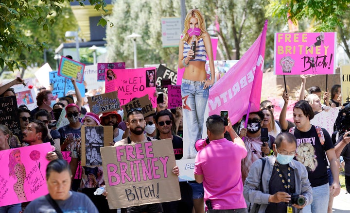 Britney Spears' conservatorship inspired the so-called Free Britney movement, which gained popularity in the early 2020s