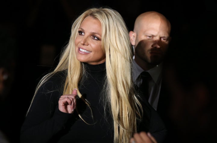 Singer Britney Spears attends the announcement of her new residency. 