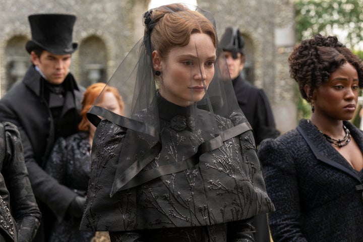 Hannah Dodd's Francesca has a lot to deal with in the fourth season of Bridgerton