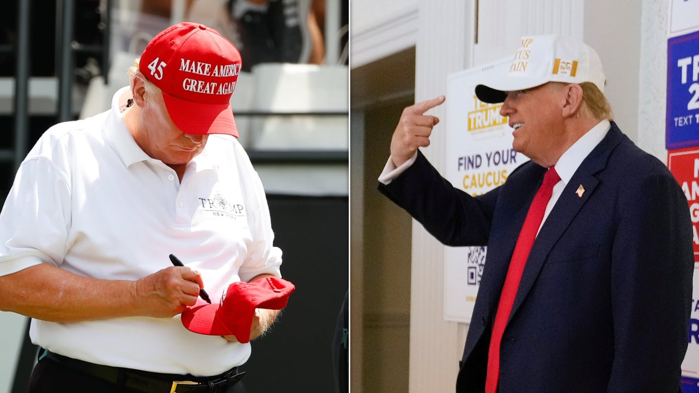Trumps Confusing Baseball Cap And Suit Combo, Explained | HuffPost Life