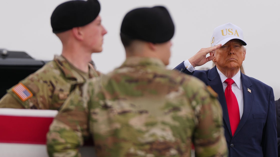 Trump Made A ‘Disgraceful’ Fashion Choice While Receiving Dead Troops — And Fox News Showed An Old Clip Instead