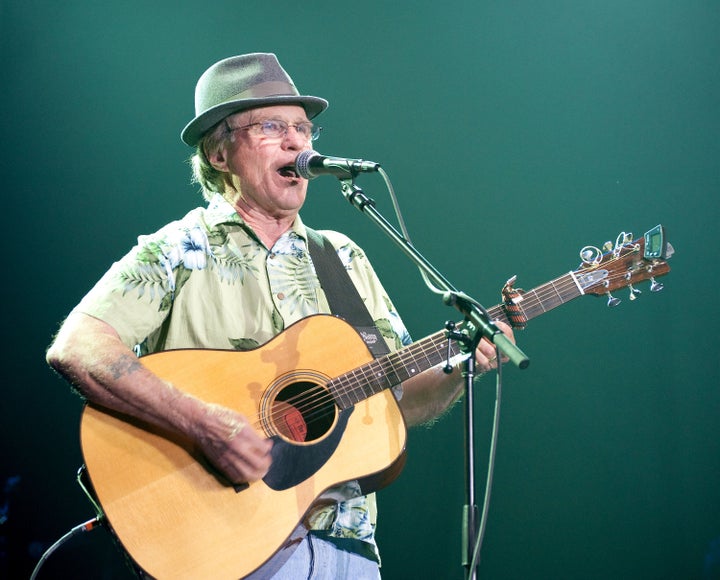 The '60s star is seen here during The Heroes of Woodstock at the Legends Theater at Route 66 Casino in Albuquerque, New Mexico on December 31, 2009.