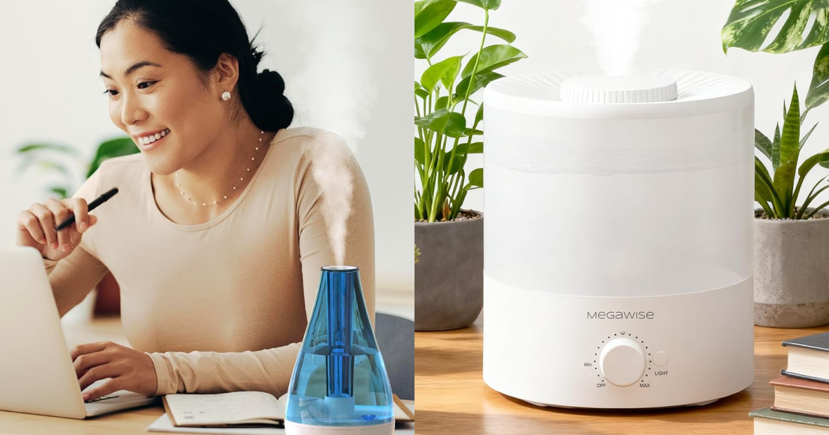 If You're Trapped In A Dry Office All Day Long, These Desktop Humidifiers Can Make Your Sinuses A Little Less Miserable