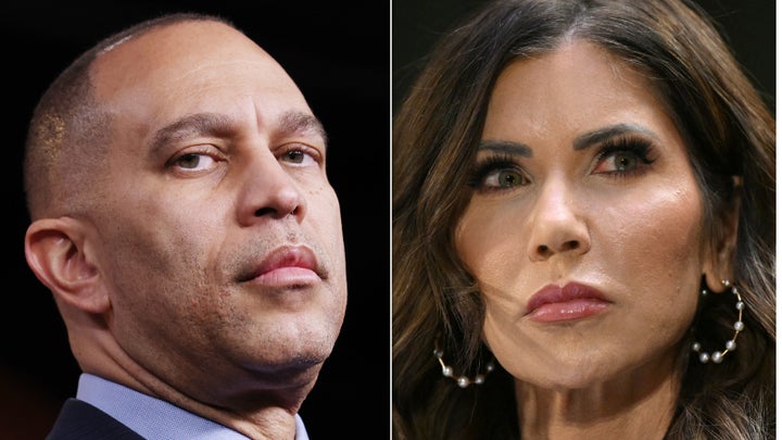 Democrats like House Minority Leader Hakeem Jeffries (N.Y.) have vowed to probe Kristi Noem’s tenure as homeland security secretary if they regain power in the November midterm elections.
