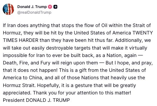 Donald Trump on social truth