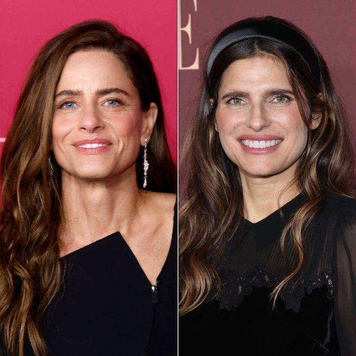 Amanda Peet says her husband dated his famous double when they were in mutual insurance 1 Actors Amanda Peet, left, and Lake Bell have been repeatedly confused on red carpets.
