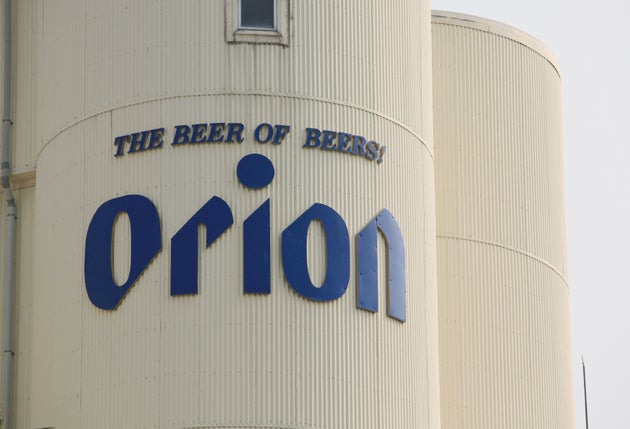 「オリオンビール」名護工場