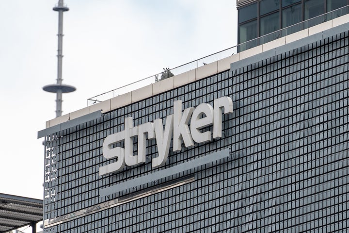 cybersecurity expert The Stryker Corporation logo is seen at the high street in Warsaw, Poland. (Photo by Marek Antoni Iwanczuk/SOPA Images/LightRocket via Getty Images)