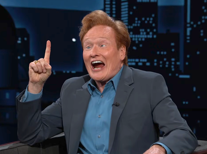 Conan O'Brien demonstrates how he would do it in his proposed part 