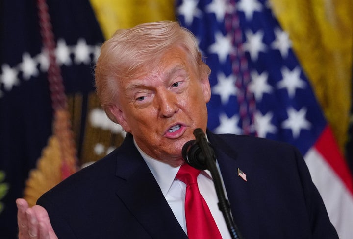 Trump included purported victories such as "Truth Social Booming" in his graphic.