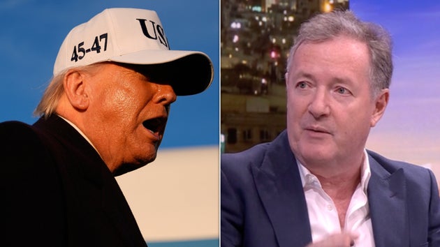 Donald Trump and Piers Morgan
