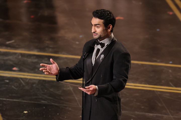 Kumail Nanjiani had the honor of presenting a rare Oscar tie for Best Live Action Short Film was 