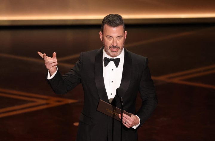Jimmy Kimmel roasted first lady Melania Trump while hosting the Oscars for Best Documentary Short Film and Best Documentary Feature on Sunday.