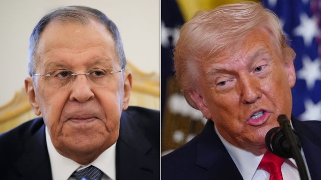 Sergei Lavrov and Donald Trump