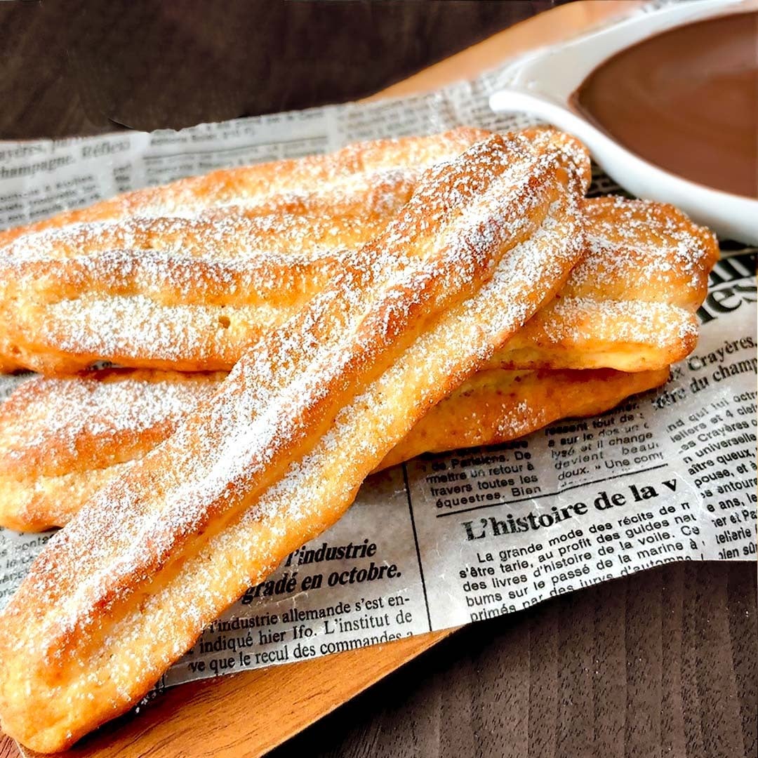 【ホットケーキミックス使ったら買わなくてよくなった】「揚げるよりおいしい」カリもちチュロス