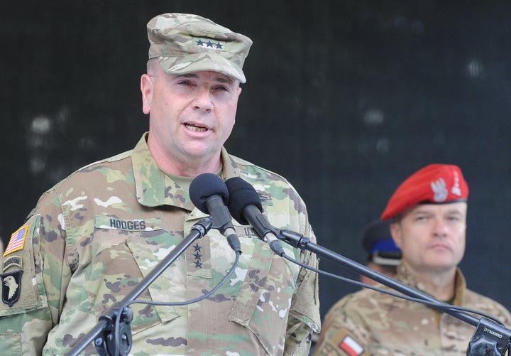 Lieutenant General Ben Hodges was the commanding general, United States Army Europe.