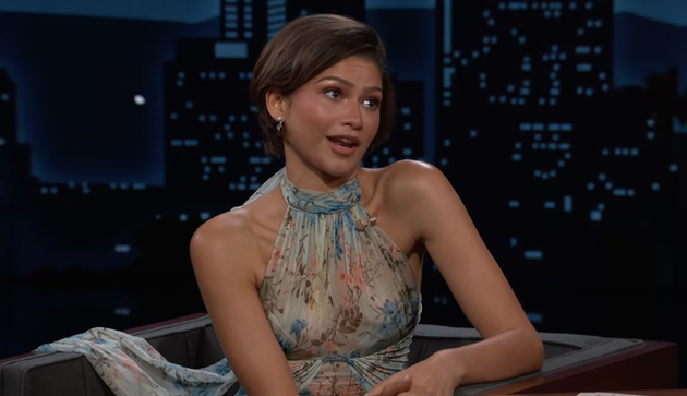Zendaya on Monday's edition of Jimmy Kimmel Live!