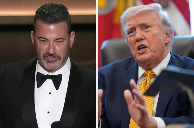 Jimmy Kimmel and Donald Trump