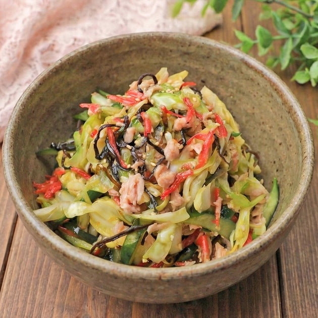 キャベツとツナのポン酢ナムル