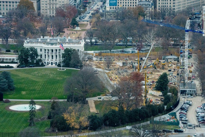 A view of the White House’s little “alteration” in December.