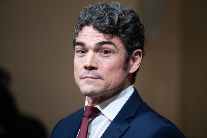 UNITED STATES - DECEMBER 11: Joe Kent, director of the National Counterterrorism Center, testifies during the House Homeland Security Committee hearing titled "Worldwide Threats to the Homeland," in Cannon building on Wednesday, December 11, 2025. (Tom Williams/CQ-Roll Call, Inc via Getty Images)