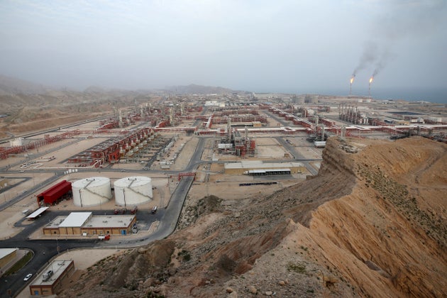 Newly inaugurated natural gas refineries at the South Pars gas field on the northern coast of the Persian Gulf, in Asaluyeh, Iran, pictured in 2019.