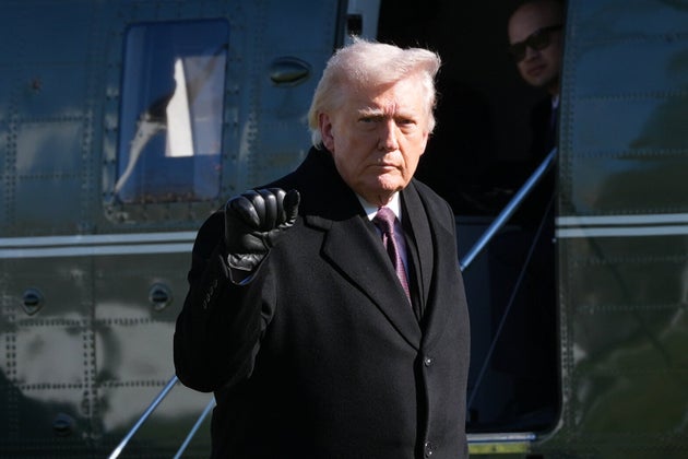 President Donald Trump walks on the South Lawn as he returns to the White House, Wednesday, March 18, 2026, in Washington.