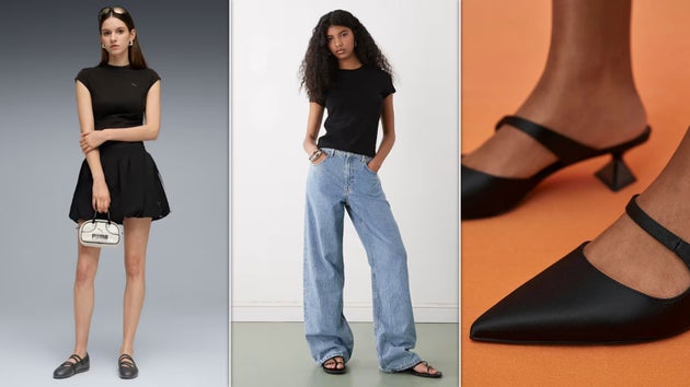 Spring clothes in black