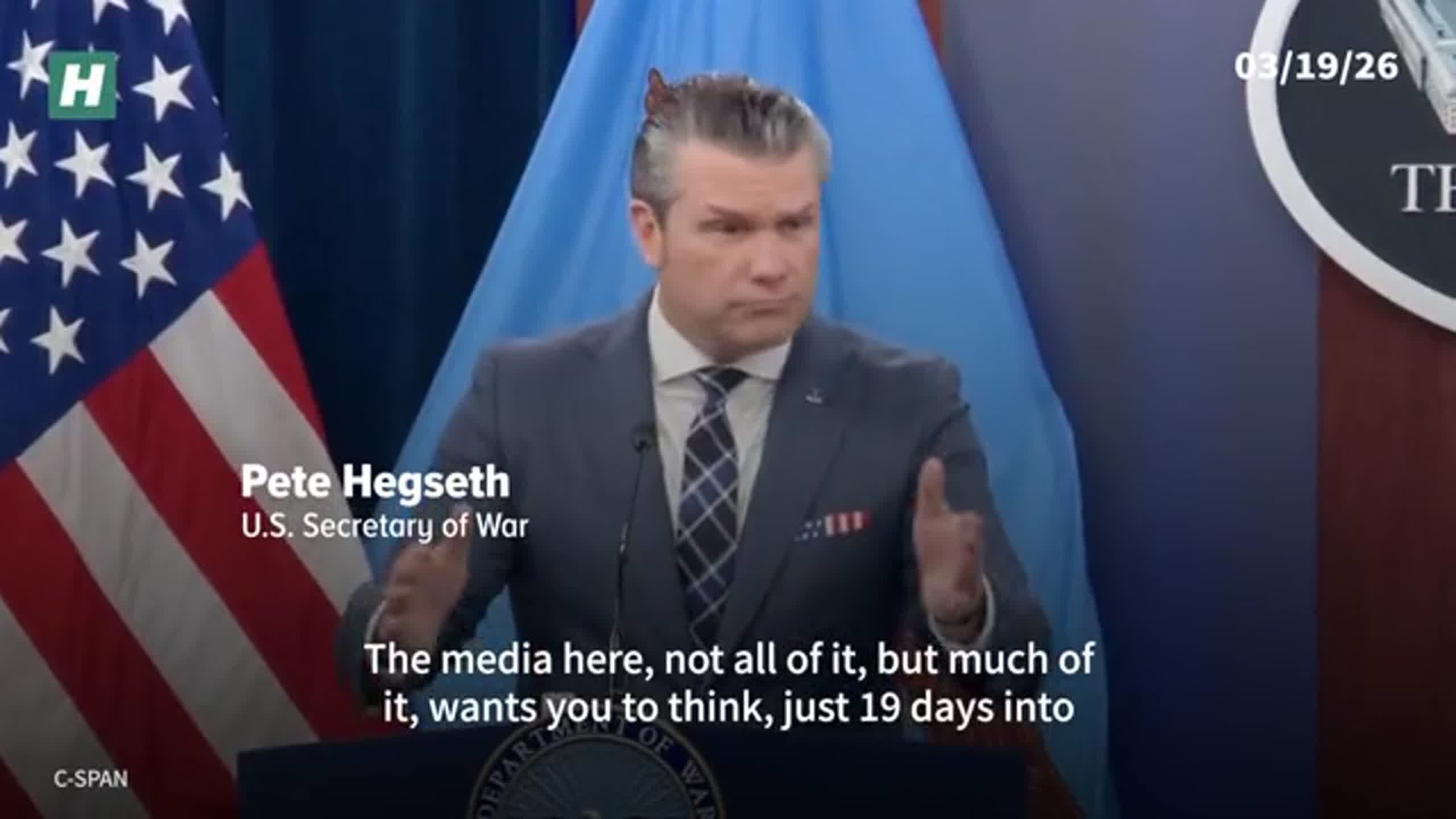 Hegseth: Iran War Not ’Forever War’