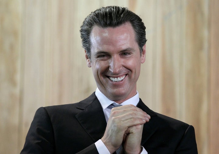 Gavin Newsom looking like he’ll do anything for your vote in 2010.