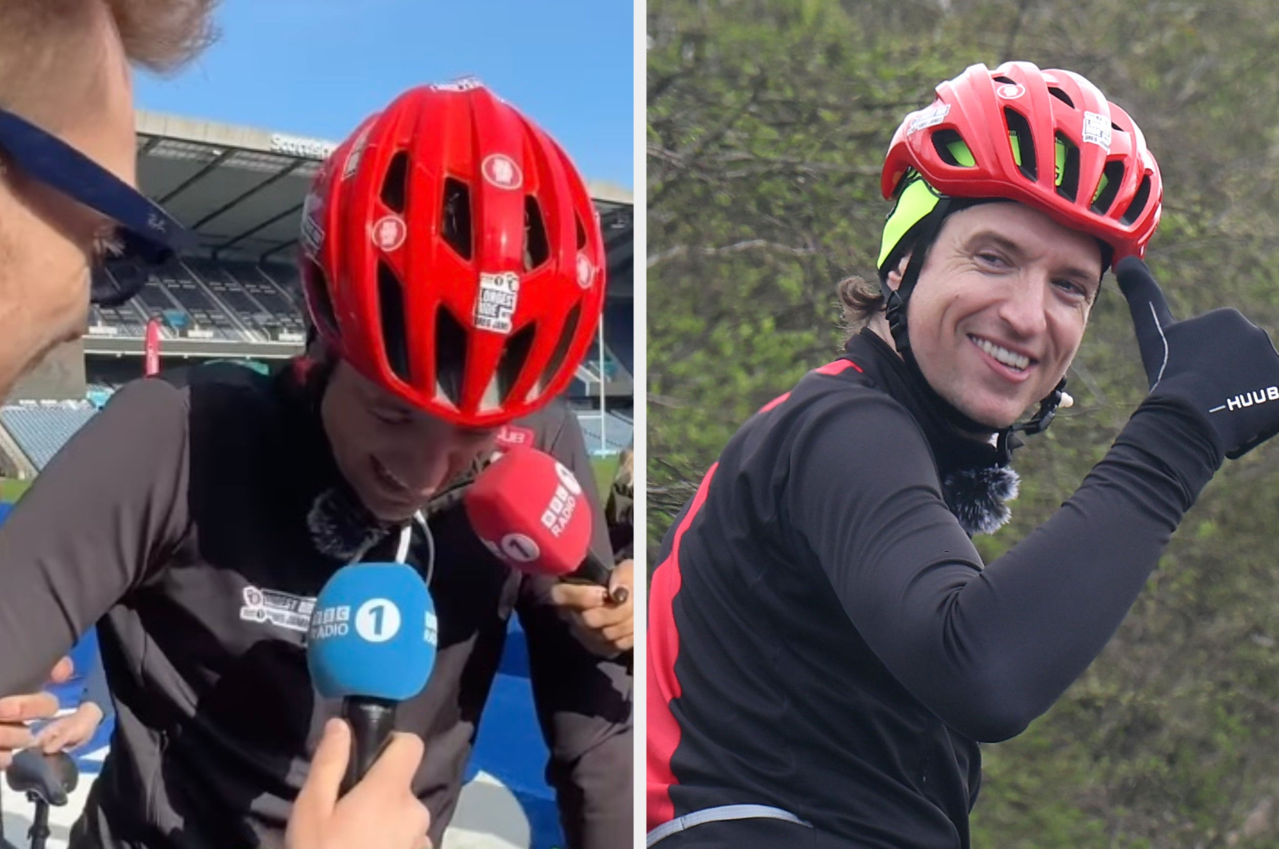 Greg James Is Moved To Tears As He Completes Epic Comic Relief Cycling Challenge