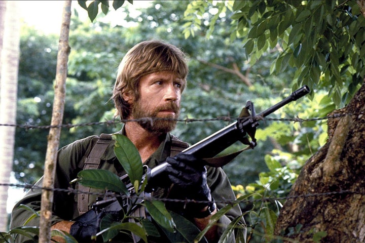 Norris is seen in the 1984 film "Missing in Action."