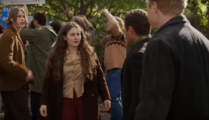 Ruby Ashbourne Serkis with Zac Efron in The Greatest Beer Run Ever