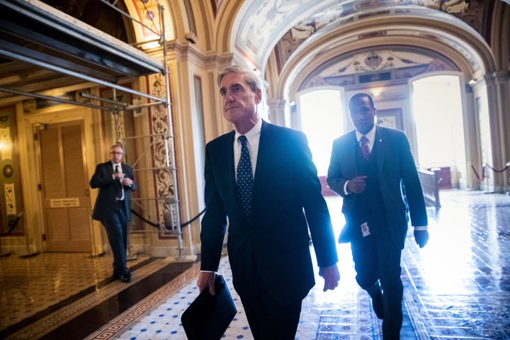 Special Counsel Robert S. Mueller III departs the Capitol after a closed-door meeting with members of the Senate Judiciary Committee about Russian meddling in the 2016 presidential campaign, in Washington, June 21, 2017.