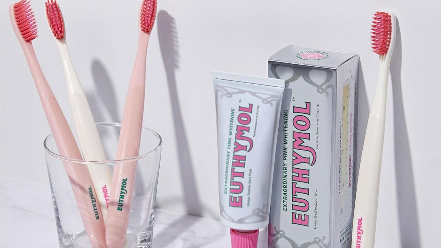Euthymol's pink toothpaste delivers powerful stain removal and a deep ...
