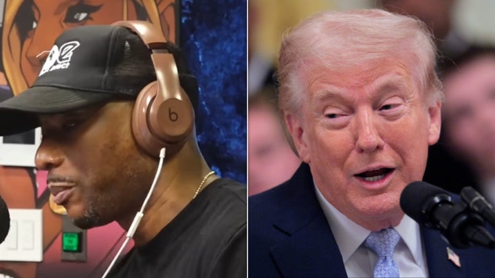 Radio host tells Trump 1 Charlamagne tha God and President Donald Trump have traded public blows in the past.