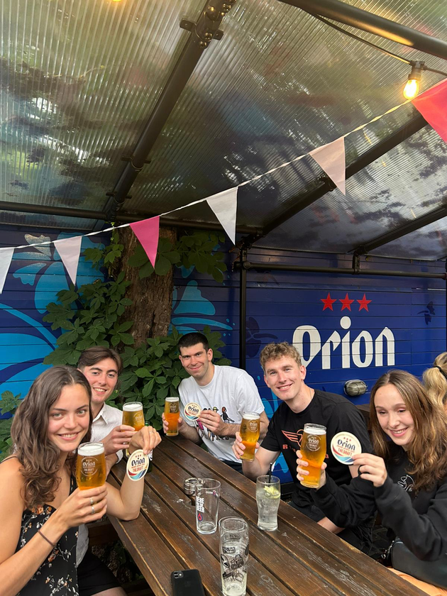 イギリスのパブでも人気を博すオリオンビール